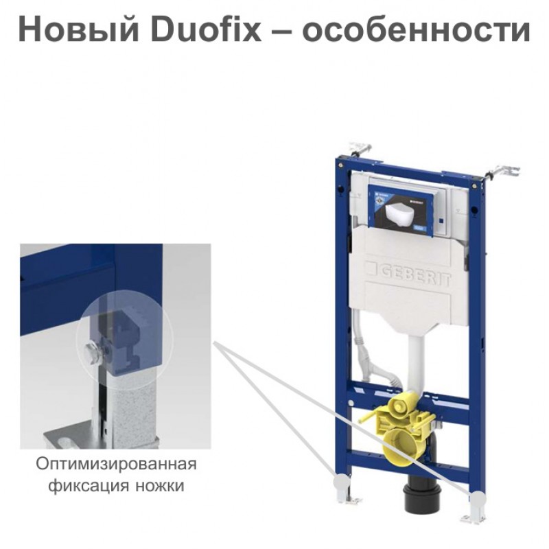 Инсталляция для унитаза подвесного Geberit Duofix Sigma 12 UP320 111.950.00.6
