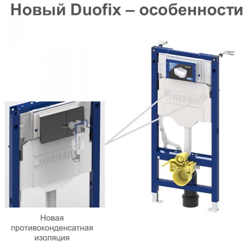 Инсталляция для унитаза подвесного Geberit Duofix Sigma 12 UP320 111.950.00.6
