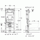 Инсталляция для унитаза подвесного Geberit Duofix Sigma 12 UP320 111.950.00.6