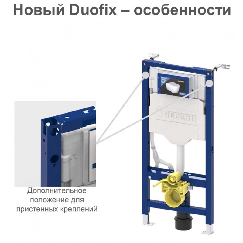 Инсталляция для унитаза подвесного Geberit Duofix Sigma 12 UP320 111.950.00.6