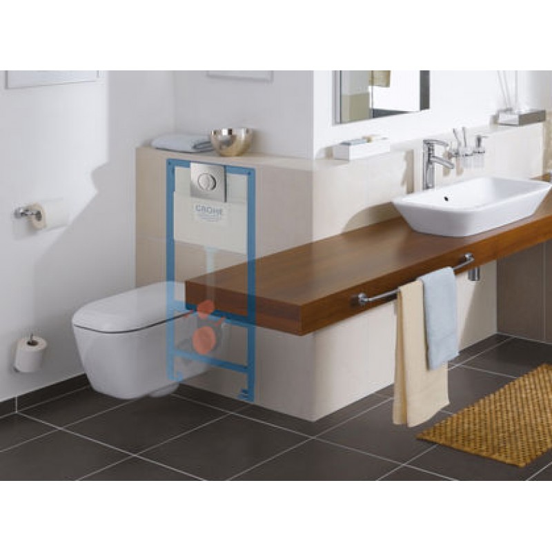 Инсталляция для унитаза подвесного низкая Grohe Rapid Sl 38526000 Инсталляция для унитаза подвесного низкая Grohe Rapid Sl 38526000