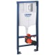 Инсталляция для унитаза подвесного Grohe Rapid Sl 38772BL2 (39939000) черная матовая смывная клавиша (не оставляет отпечатков пальцев)