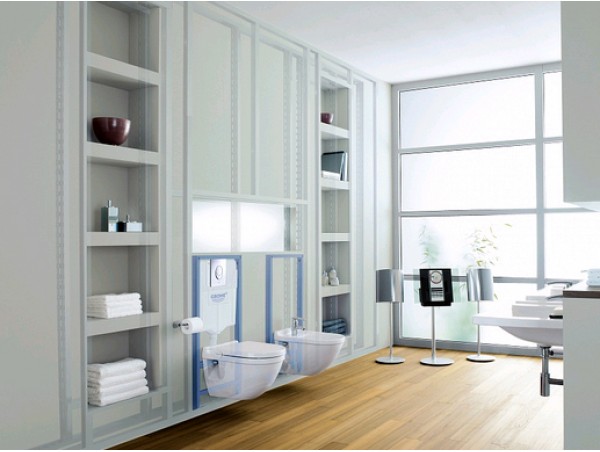 Инсталляция для унитаза подвесного Grohe Rapid Sl 38772SH0 белая смывная клавиша Инсталляция для унитаза подвесного Grohe Rapid Sl 38772SH0 белая смывная клавиша