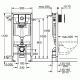 Инсталляция для унитаза подвесного Grohe Rapid Sl 38813001 смывная клавиша хром глянцевый