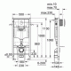 Инсталляция для унитаза подвесного Grohe Rapid Sl 38929GL0 золотая глянцевая смывная клавиша