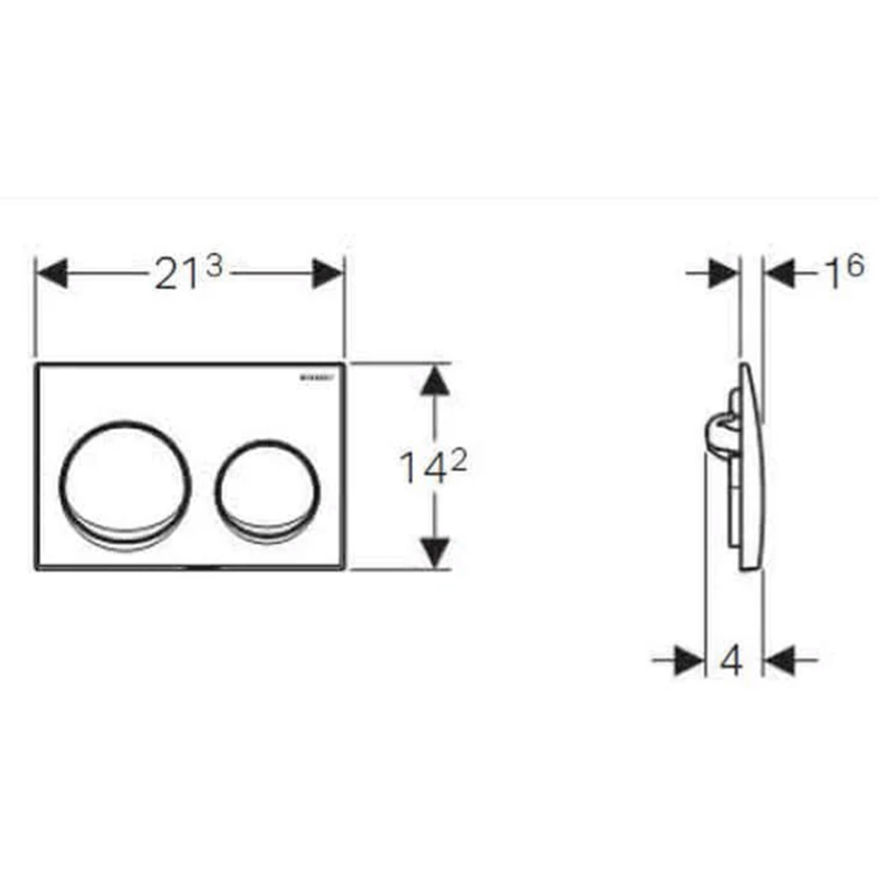 Смывная клавиша Grohe Skate Cosmopolitan 38732EN0 никель матовый Смывная клавиша Grohe Skate Cosmopolitan 38732EN0 никель матовый