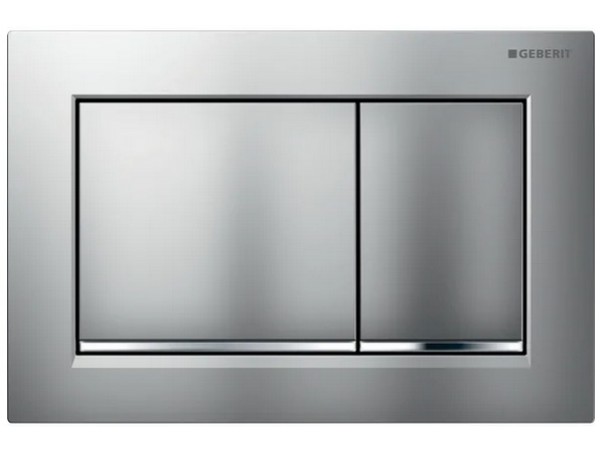 Смывная клавиша Geberit Omega 30 115.080.JQ.1 хром матовый (не оставляет отпечатков пальцев) Смывная клавиша Geberit Omega 30 115.080.JQ.1 хром матовый (не оставляет отпечатков пальцев)
