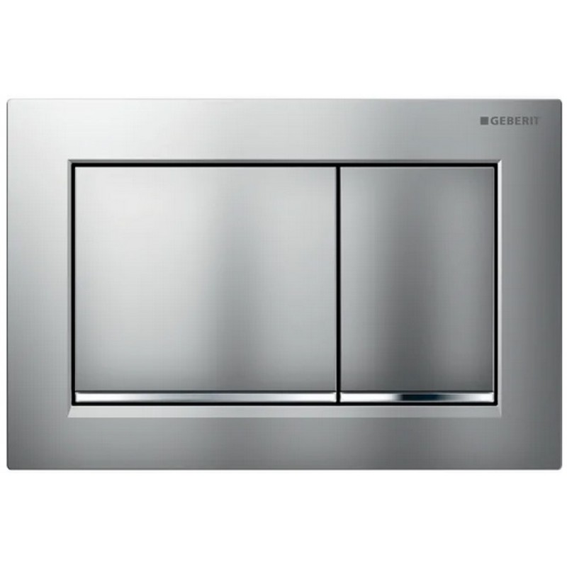 Смывная клавиша Geberit Omega 30 115.080.JQ.1 хром матовый (не оставляет отпечатков пальцев)