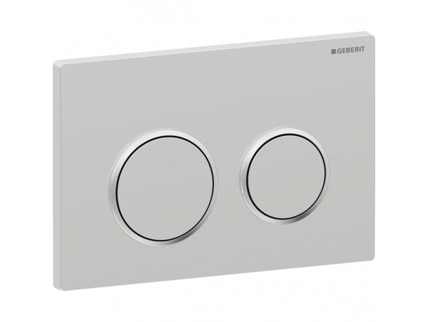 Смывная клавиша Geberit Omega 20 115.085.JQ.1 хром матовый (не оставляет отпечатков пальцев)