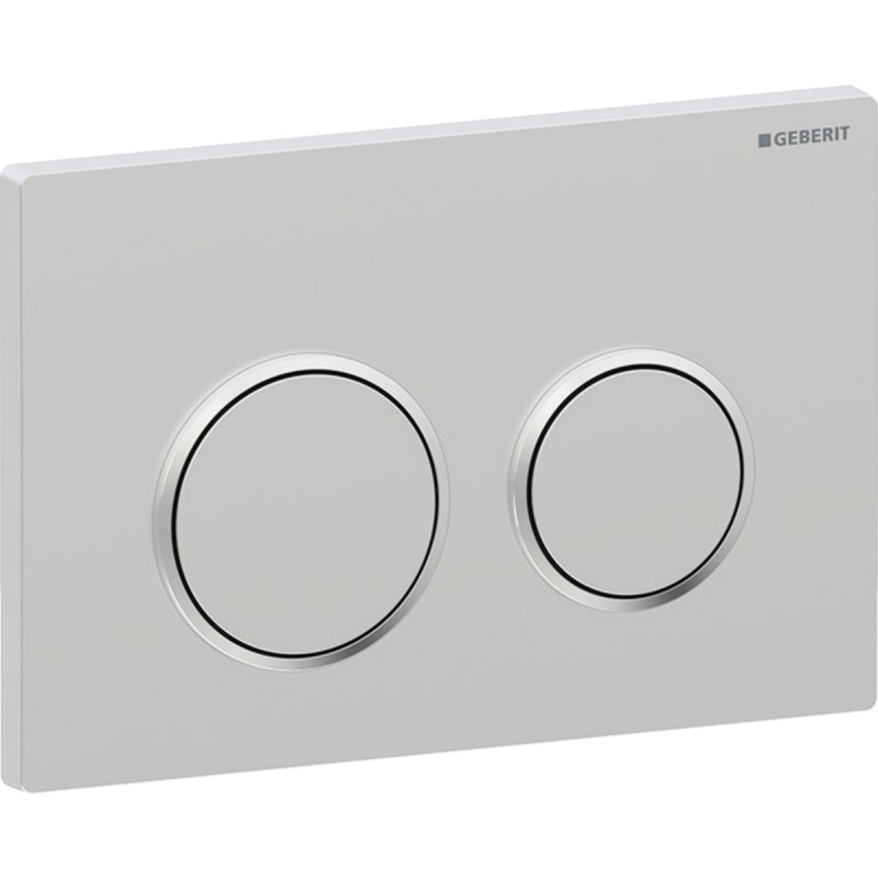 Смывная клавиша Geberit Omega 20 115.085.JQ.1 хром матовый (не оставляет отпечатков пальцев)