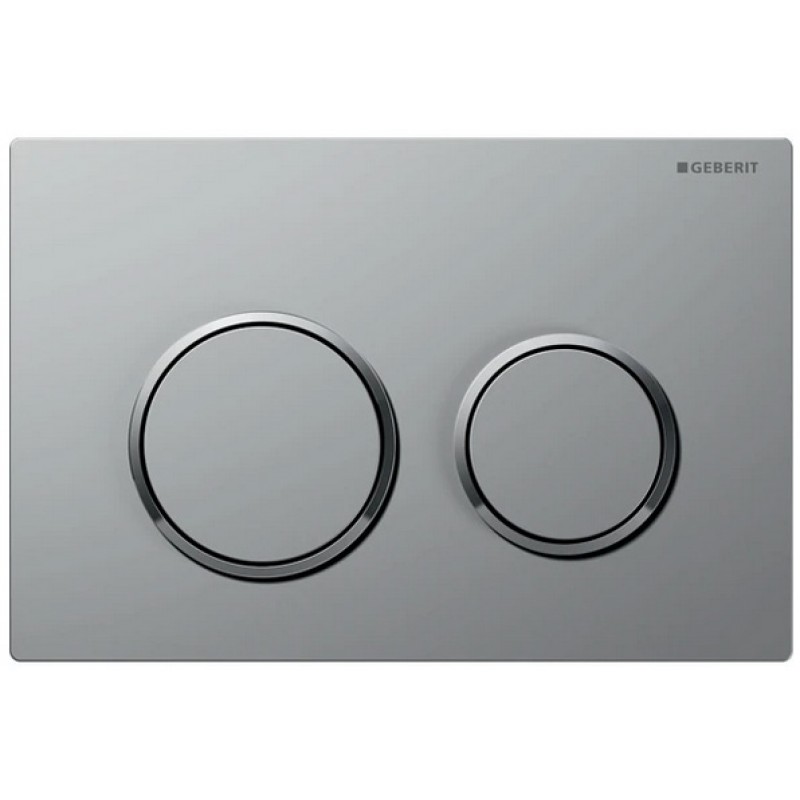 Смывная клавиша Geberit Omega 20 115.085.JQ.1 хром матовый (не оставляет отпечатков пальцев)