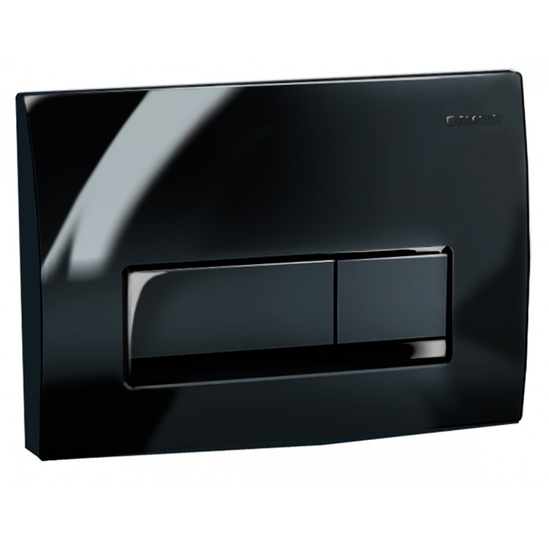 Смывная клавиша Geberit Delta 51 115.119.DW.1 черная глянцевая