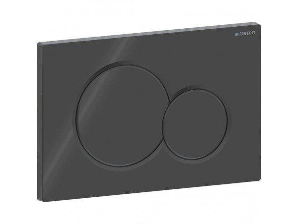 Смывная клавиша Geberit Sigma 01 115.770.DW.5 черная глянцевая