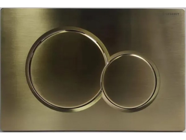 Смывная клавиша Geberit Sigma 01 115.770.GN.5 золото матовое