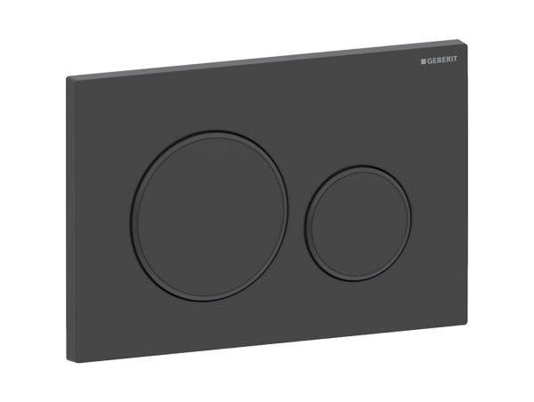 Смывная клавиша Geberit Sigma 20 115.882.16.1 черная матовая (не оставляет отпечатков пальцев)