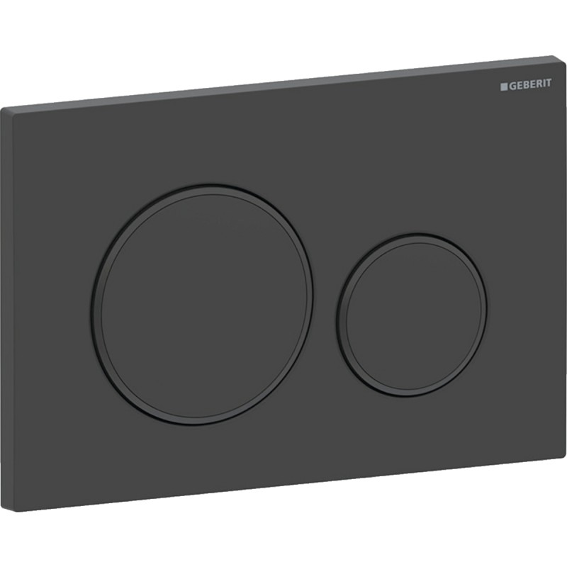 Смывная клавиша Geberit Sigma 20 115.882.16.1 черная матовая (не оставляет отпечатков пальцев) Смывная клавиша Geberit Sigma 20 115.882.16.1 черная матовая (не оставляет отпечатков пальцев)