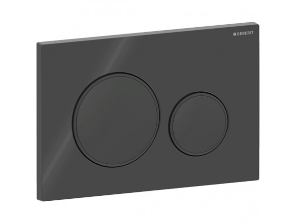 Смывная клавиша Geberit Sigma 20 115.882.DW.1 черная глянцевая