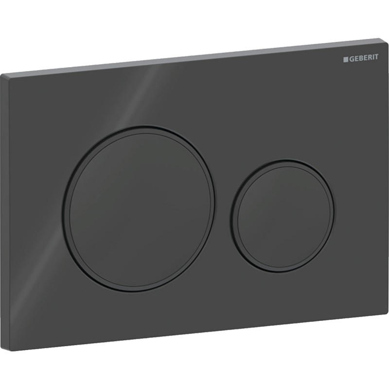 Смывная клавиша Geberit Sigma 20 115.882.DW.1 черная глянцевая Смывная клавиша Geberit Sigma 20 115.882.DW.1 черная глянцевая