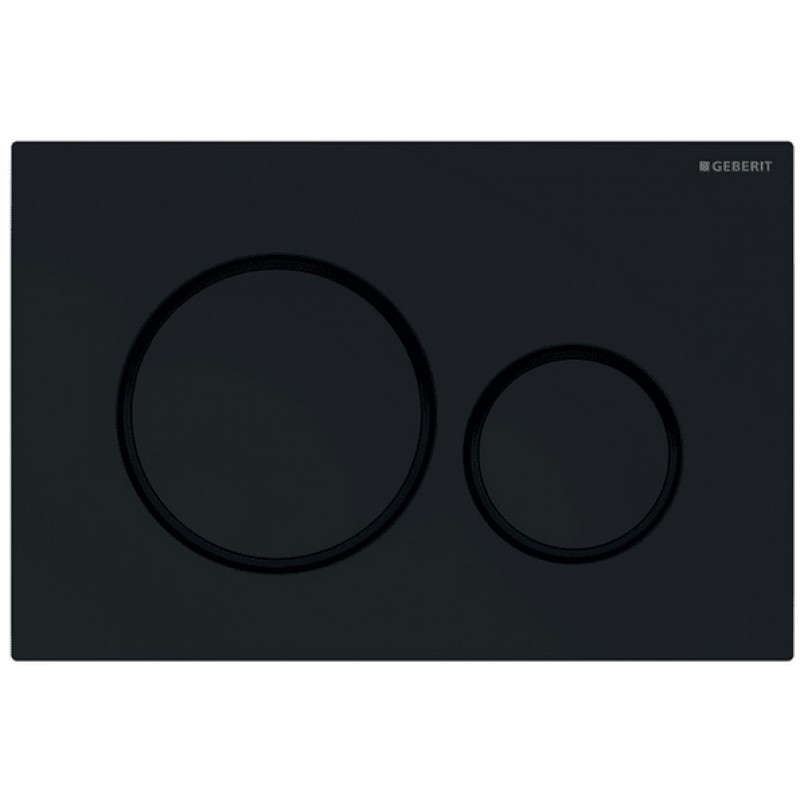 Смывная клавиша Geberit Sigma 20 115.882.DW.1 черная глянцевая Смывная клавиша Geberit Sigma 20 115.882.DW.1 черная глянцевая