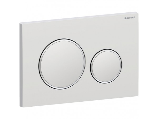 Смывная клавиша Geberit Sigma 20 115.882.JQ.1 хром матовый (не оставляет отпечатков пальцев)