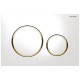 Смывная клавиша Geberit Sigma 20 115.882.KK.1 белая-золото Смывная клавиша Geberit Sigma 20 115.882.KK.1 белая-золото