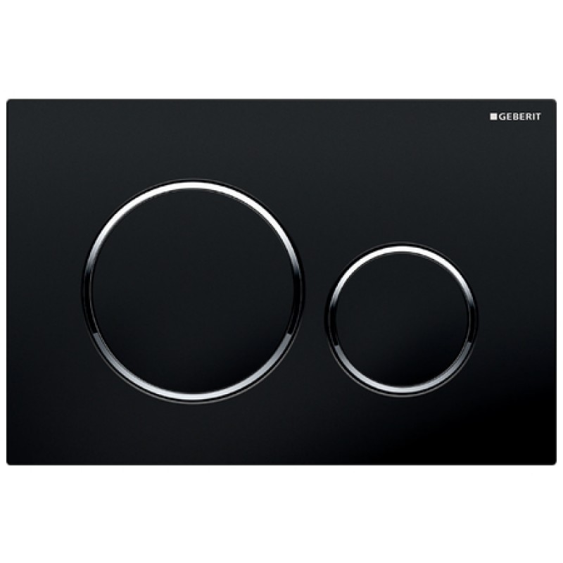 Смывная клавиша Geberit Sigma 20 115.882.KM.1 черная глянцевая Смывная клавиша Geberit Sigma 20 115.882.KM.1 черная глянцевая