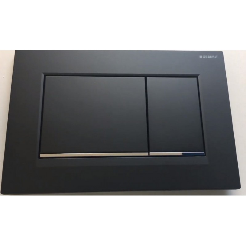 Смывная клавиша Geberit Sigma 30 115.883.14.1 черная матовая (не оставляет отпечатков пальцев)