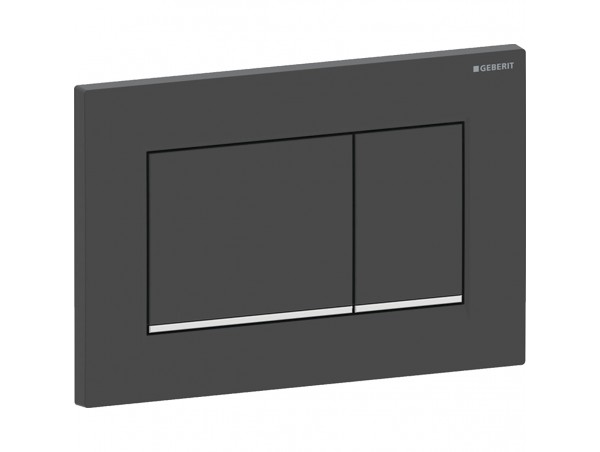 Смывная клавиша Geberit Sigma 30 115.883.14.1 черная матовая (не оставляет отпечатков пальцев)