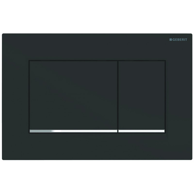 Смывная клавиша Geberit Sigma 30 115.883.14.1 черная матовая (не оставляет отпечатков пальцев)