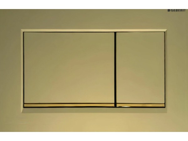 Смывная клавиша Geberit Sigma 30 115.883.GN.1 золото матовое