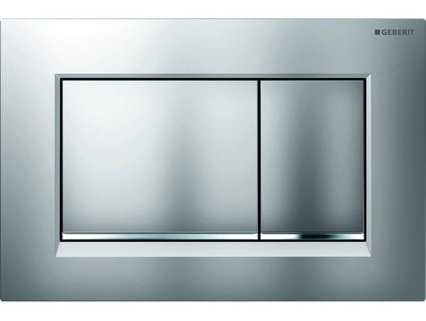 Смывная клавиша Geberit Sigma 30 115.883.JQ.1 хром матовый (не оставляет отпечатков пальцев) Смывная клавиша Geberit Sigma 30 115.883.JQ.1 хром матовый (не оставляет отпечатков пальцев)