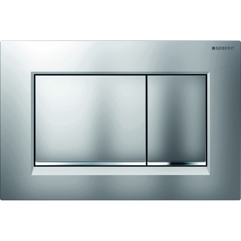 Смывная клавиша Geberit Sigma 30 115.883.JQ.1 хром матовый (не оставляет отпечатков пальцев) Смывная клавиша Geberit Sigma 30 115.883.JQ.1 хром матовый (не оставляет отпечатков пальцев)