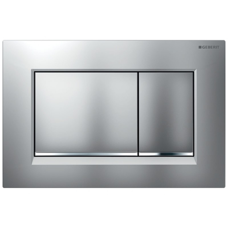 Смывная клавиша Geberit Sigma 30 115.883.KN.1 хром матовый