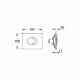 Смывная клавиша Grohe Skate 38506SH0 белая Смывная клавиша Grohe Skate 38506SH0 белая