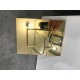 Инсталляция Grohe 38772GL1 в комплекте с унитазом безободковым Bau Ceramic 39351000 (золотая кнопка)