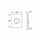 Смывная клавиша Grohe Nova Cosmopolitan 38765000 хром глянцевый Смывная клавиша Grohe Nova Cosmopolitan 38765000 хром глянцевый