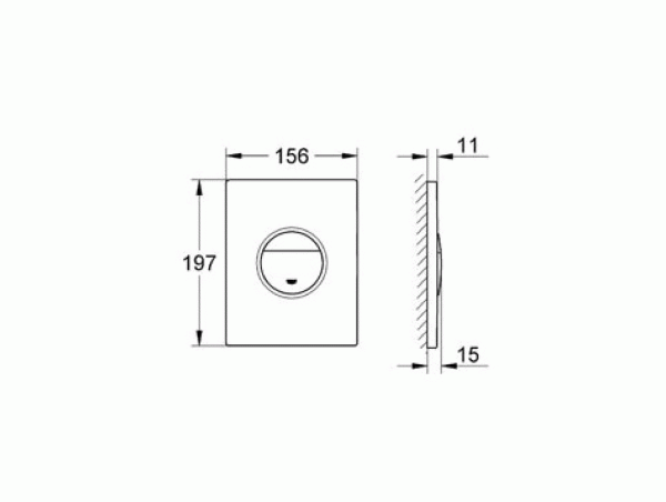 Смывная клавиша Grohe Nova Cosmopolitan 38765SH0 белая