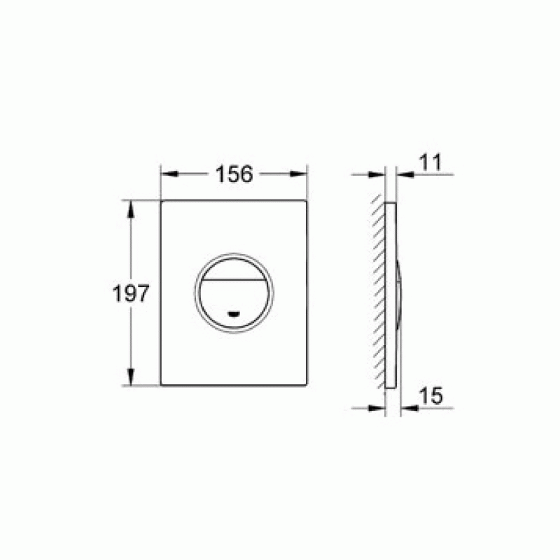 Смывная клавиша Grohe Nova Cosmopolitan 38765SH0 белая Смывная клавиша Grohe Nova Cosmopolitan 38765SH0 белая