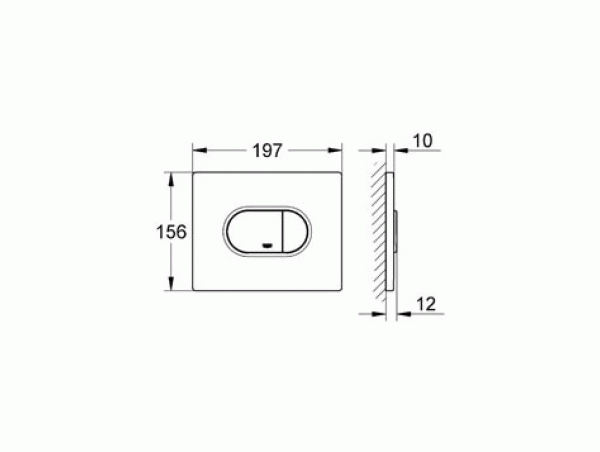 Смывная клавиша Grohe Arena Cosmopolitan 38858SH0 белая