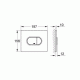 Смывная клавиша Grohe Arena Cosmopolitan 38858SH0 белая Смывная клавиша Grohe Arena Cosmopolitan 38858SH0 белая