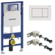 500.300.01.I Инсталляция Geberit Duofix Sigma 12 UP320 111.300.00.5 с кнопкой Sigma 30 в комплекте с унитазом безободковым Geberit iCon 500.784.01.1