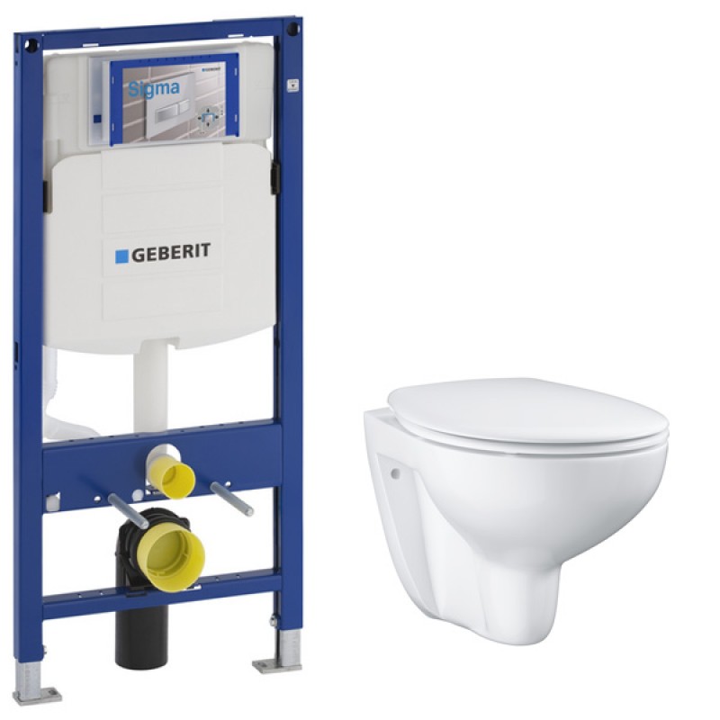 Инсталляция Geberit Duofix Sigma 12 UP320 111.300.00.5 в комплекте с унитазом безободковым Grohe Bau Ceramic 39351000 Инсталляция Geberit Duofix Sigma 12 UP320 111.300.00.5 в комплекте с унитазом безободковым Grohe Bau Ceramic 39351000