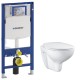 Инсталляция Geberit Duofix Sigma 12 UP320 111.300.00.5 в комплекте с унитазом безободковым Grohe Bau Ceramic 39351000 Инсталляция Geberit Duofix Sigma 12 UP320 111.300.00.5 в комплекте с унитазом безободковым Grohe Bau Ceramic 39351000