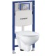 Инсталляция Geberit Duofix Sigma 12 UP320 111.300.00.5 в комплекте с унитазом безободковым Grohe Bau Ceramic 39351000 Инсталляция Geberit Duofix Sigma 12 UP320 111.300.00.5 в комплекте с унитазом безободковым Grohe Bau Ceramic 39351000