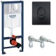 Инсталляция Grohe 38721BL1 в комплекте с унитазом безободковым Bau Ceramic 39351000 (39586BL1) Инсталляция Grohe 38721BL1 в комплекте с унитазом безободковым Bau Ceramic 39351000 (39586BL1)