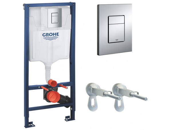 39102001 Инсталляция Grohe 38772001 в комплекте с унитазом безободковым