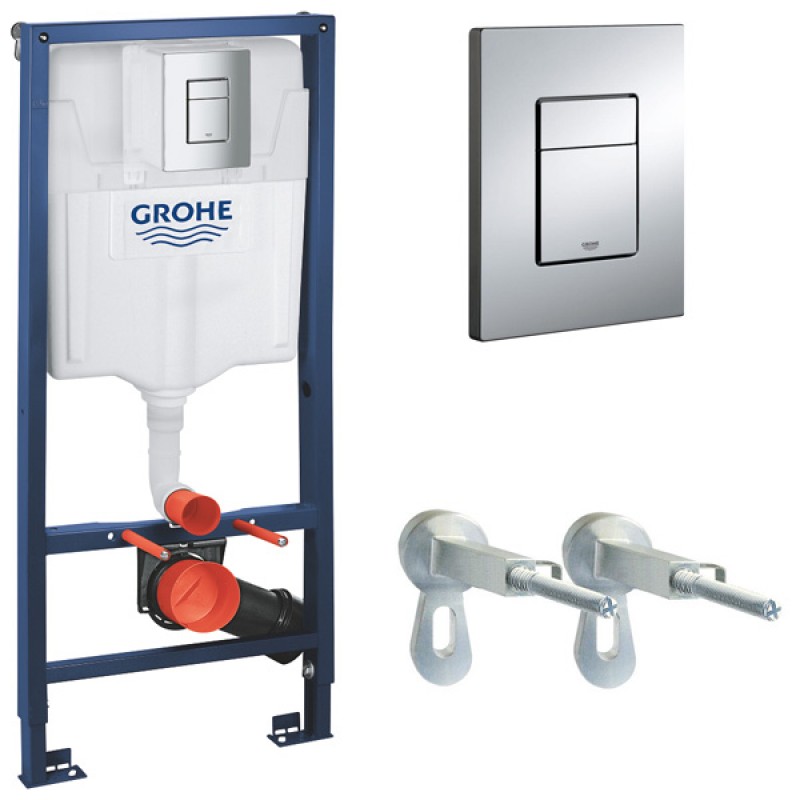 39102001 Инсталляция Grohe 38772001 в комплекте с унитазом безободковым