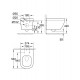 Инсталляция Grohe 38772GL1 в комплекте с унитазом безободковым Euro Ceramic 39328000 39554000 (38328GL3)
