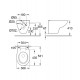 Инсталляция Grohe 38721BL1 в комплекте с унитазом безободковым Bau Ceramic 39351000 (39586BL1) Инсталляция Grohe 38721BL1 в комплекте с унитазом безободковым Bau Ceramic 39351000 (39586BL1)