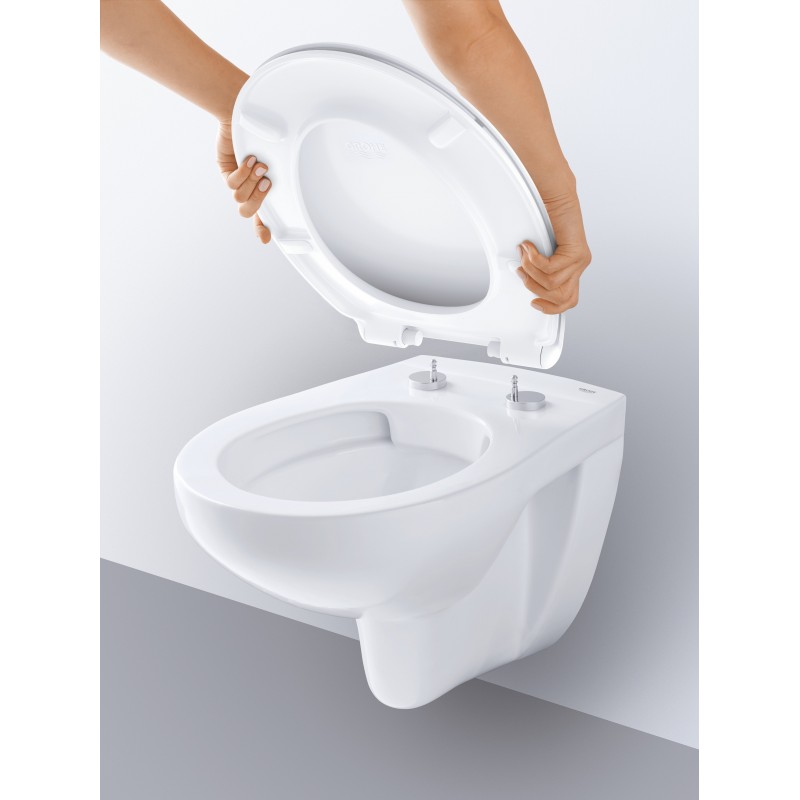 Инсталляция Grohe 38721BL1 в комплекте с унитазом безободковым Bau Ceramic 39351000 (39586BL1) Инсталляция Grohe 38721BL1 в комплекте с унитазом безободковым Bau Ceramic 39351000 (39586BL1)